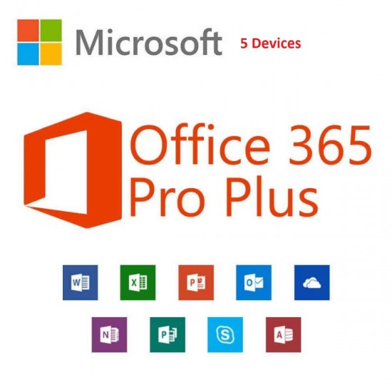 Microsoft Office 365 Professional Plus Lifetime Account for 5 Devices